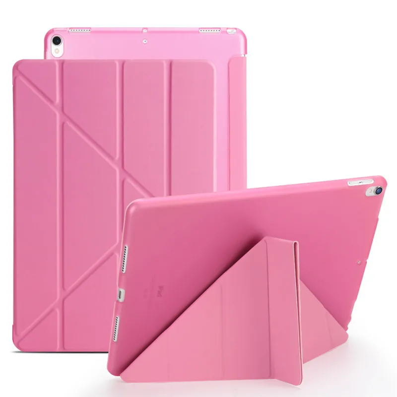 Case for New iPad Pro 10.5 2017 Ultra Slim PU Leather 4 Fold Smart Cover Magnet wake up sleep For Table | Компьютеры и офис