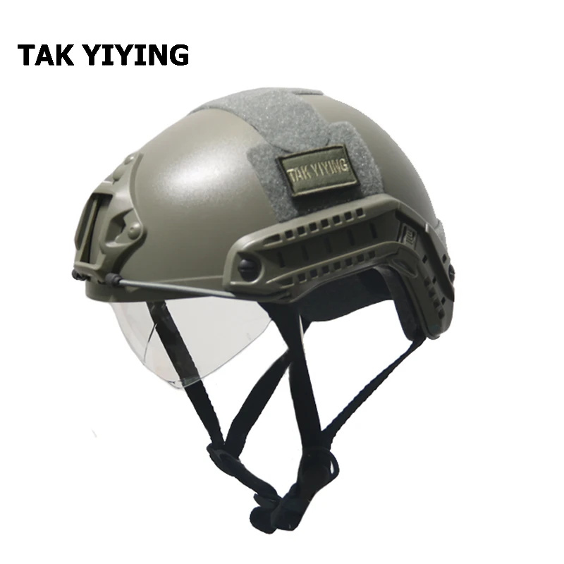 TAK YIYING Тактический шлем тип MH страйкбол Пейнтбол шлем с защитными очками