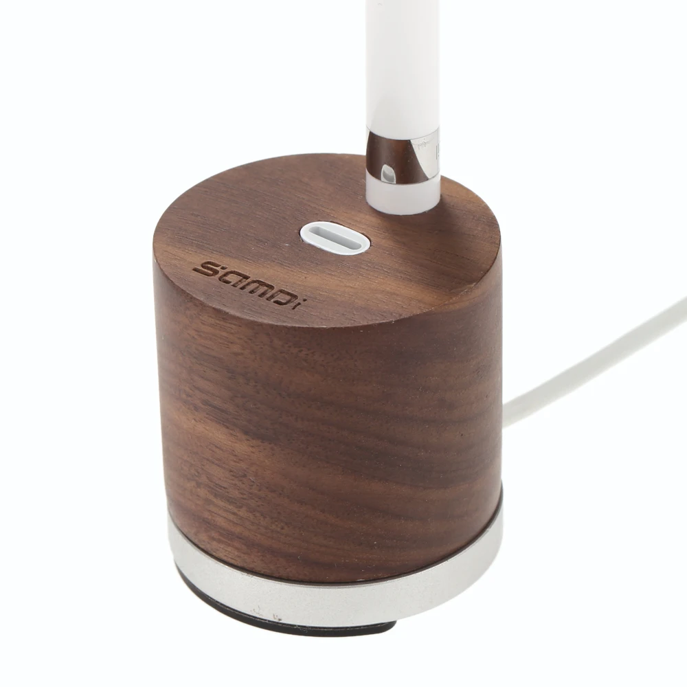 SAMDIWoodenMiniChargerHolderforAppleiPadProPencilChargerDockStand