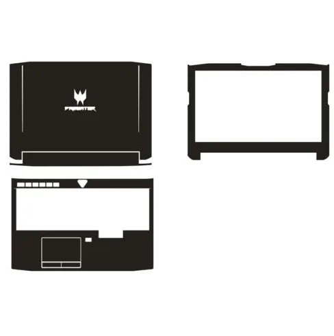 Чехол наклейка для ноутбука из углеродного волокна и винила Acer Predator 15 G9 591 592 593 6
