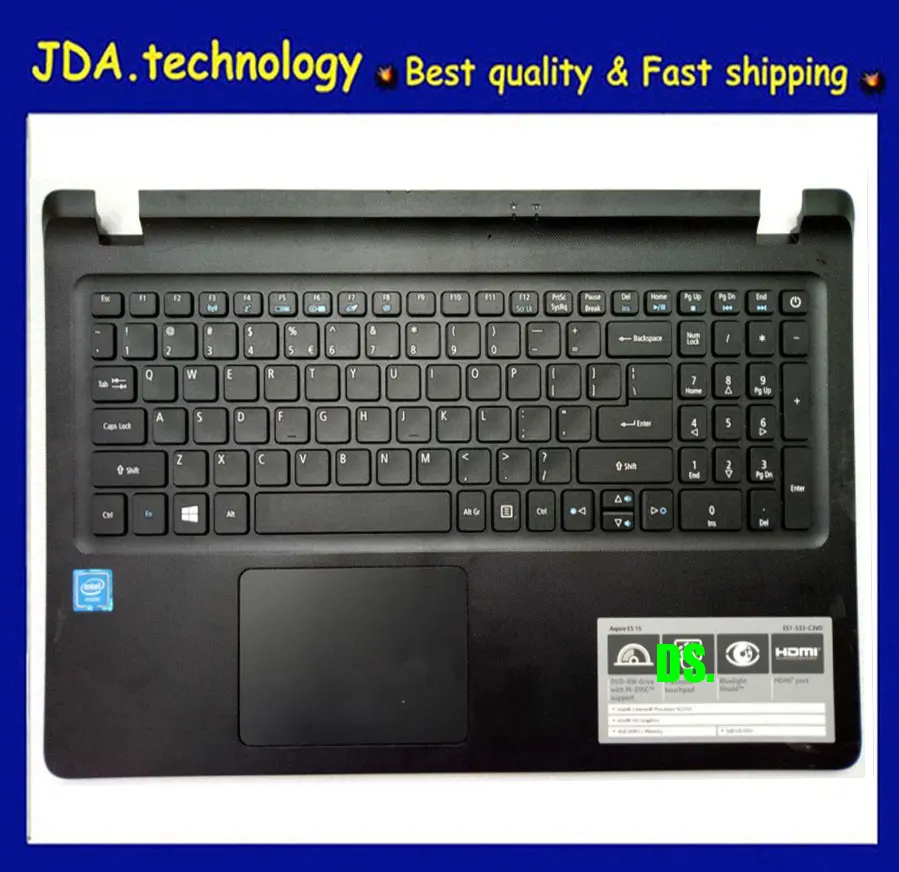 MEIARROW 96% новая верхняя крышка упора для рук Acer Aspire ES1-523 ES1-533 ES1-572 сенсорная панель