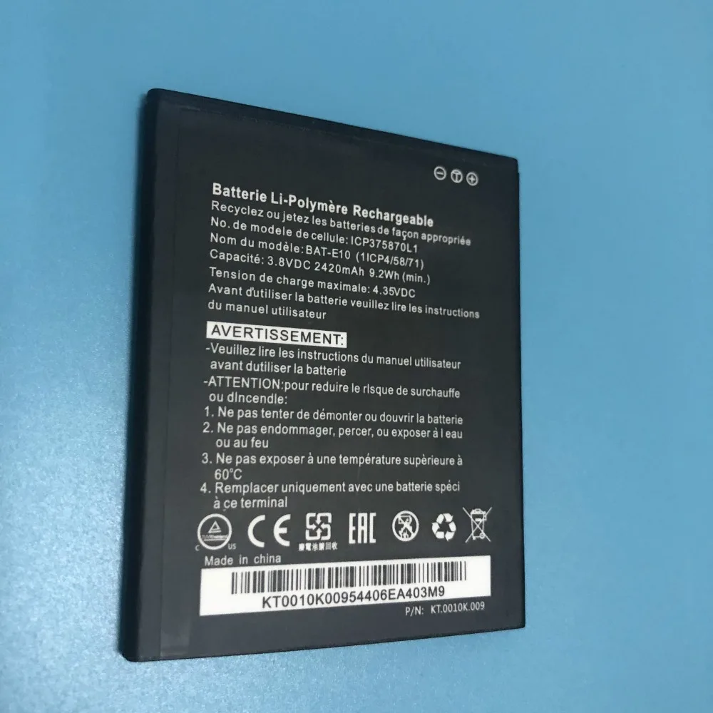 Новый BAT E10 (1ICP4/58/71) 2420 мА/ч Батарея для acer жидкости Z530 Z530S LTE T02 сотовый телефон
