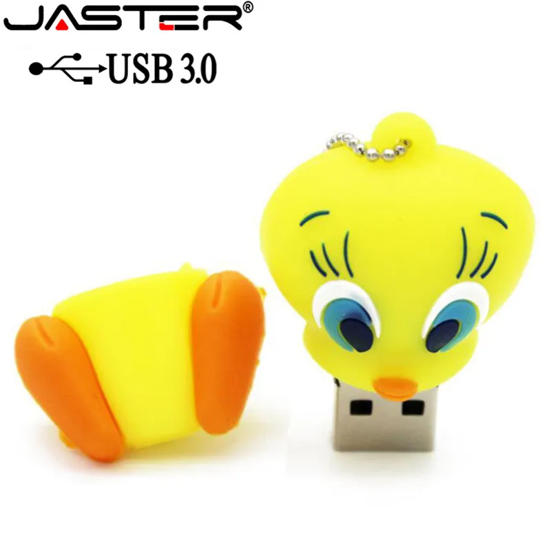 JASTER USB 3.0 capacity cute Bugs Bunny pendrive cartoon rabbit  memory stick animal pen drive 4gb 8gb 16gb 32gb 64gb gift