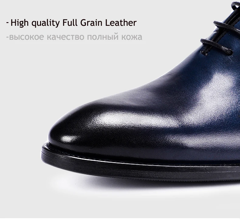 Men's Leather Casual Shoe Business Men Genuine Leather Shoes Men Lace Up Classic Oxford Shoes For Men Black Formal Shoe Big Size (8)