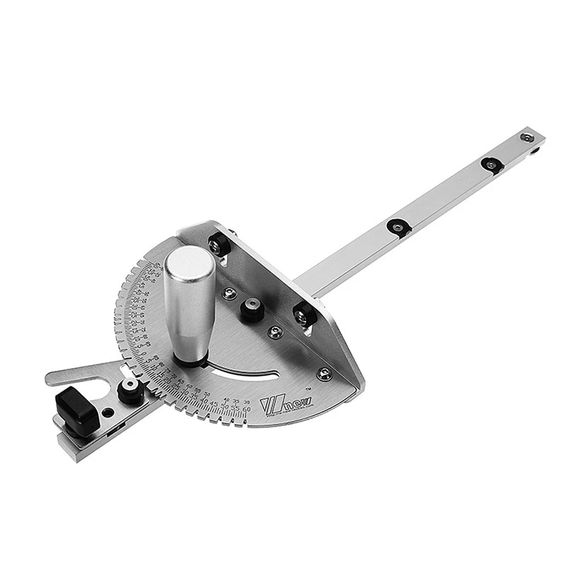 

Miter Gauge Table Saw Router Aluminum 450Mm Length Miter Gauge Router Sawing Accessories Ruler For Woodworking Diy Tools