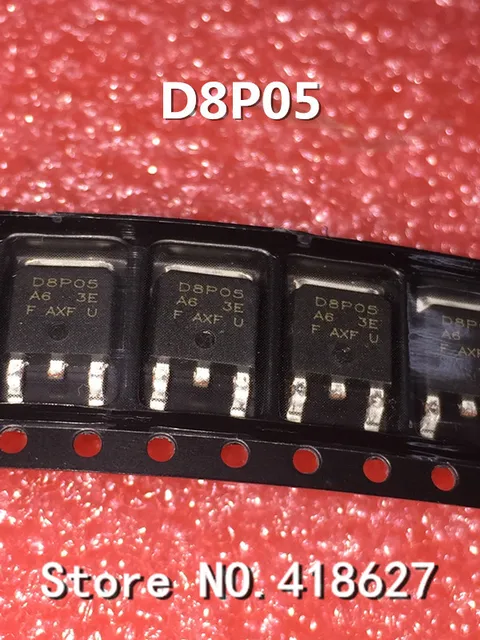 Special Price 10PCS/LOT  D8P05 RFD8P05SM TO-252  MOS tube effect transistor