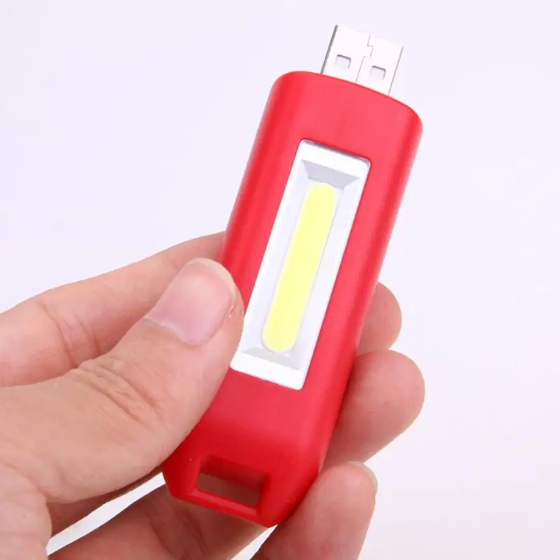 Перезаряжаемый USB светодиодный мини-фонарь брелок Карманный светильник брелок флэш-светильник Портативный многоцветный Водонепроницаемый аварийный светильник s