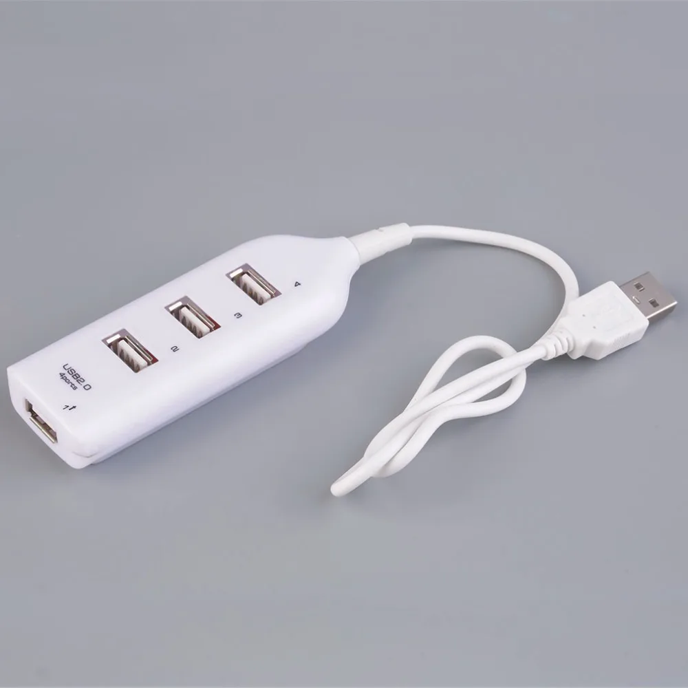 

In stock! High Speed USB 2.0 4 Port Multi HUB Splitter Expansion Adapter for PC Laptop Newest Wholesale