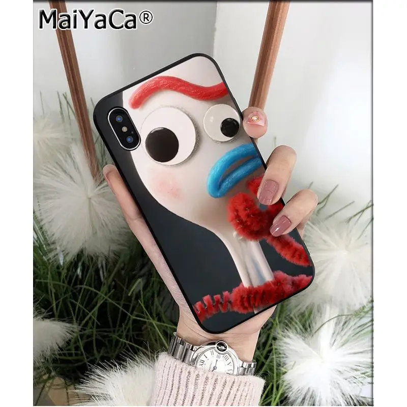 MaiYaCa мультфильм oy Story 4 Forky рукоделие принт рисунок чехол для телефона Apple iphone 11 pro 8 7 66S Plus X XS MAX 5s SE XR