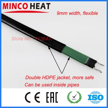 

Free shipping Anti-freeze Frost Protection Heating Cable For Water Pipe/Self Regulating Electric Heater Wire 10m