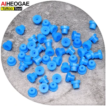

Silicone Tattoo Needle Pad 100pcs/bag Colorful Tattoo Machine Gun Accessory Needle Pad TA413