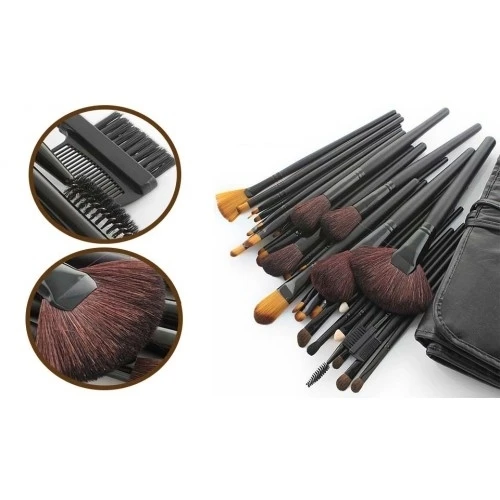 3 Set of Rose Nude and Smokey Eyeshadow Comes with 32pcs Brushes Set (2)