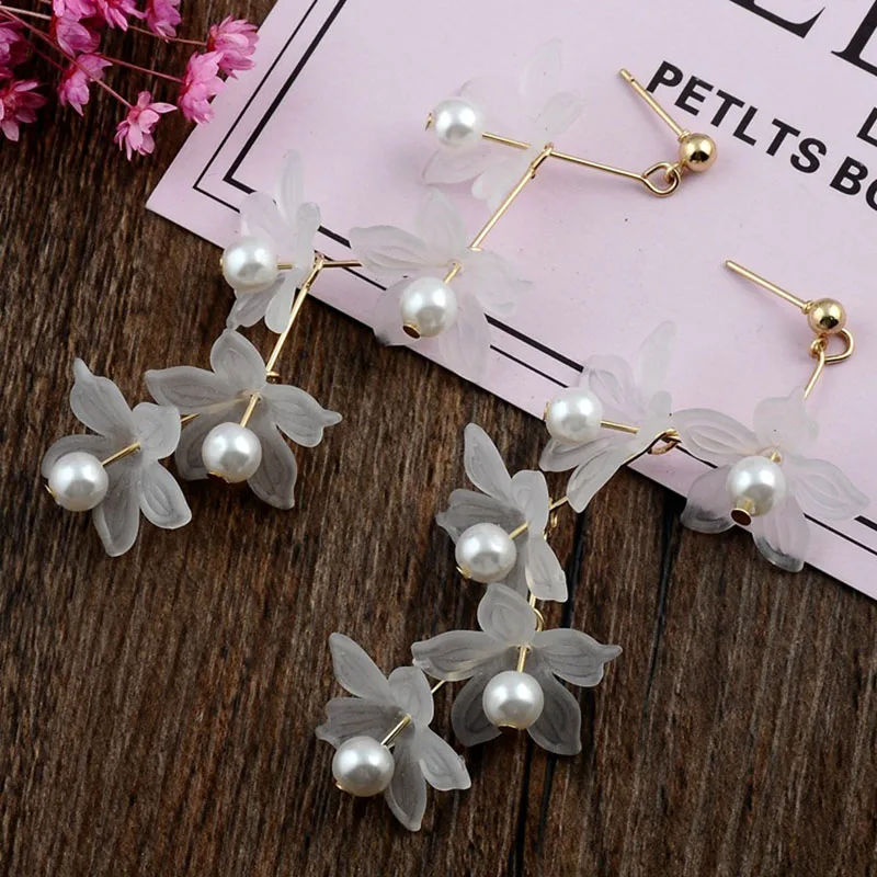 Flowers Earrings Fashion Girls 8