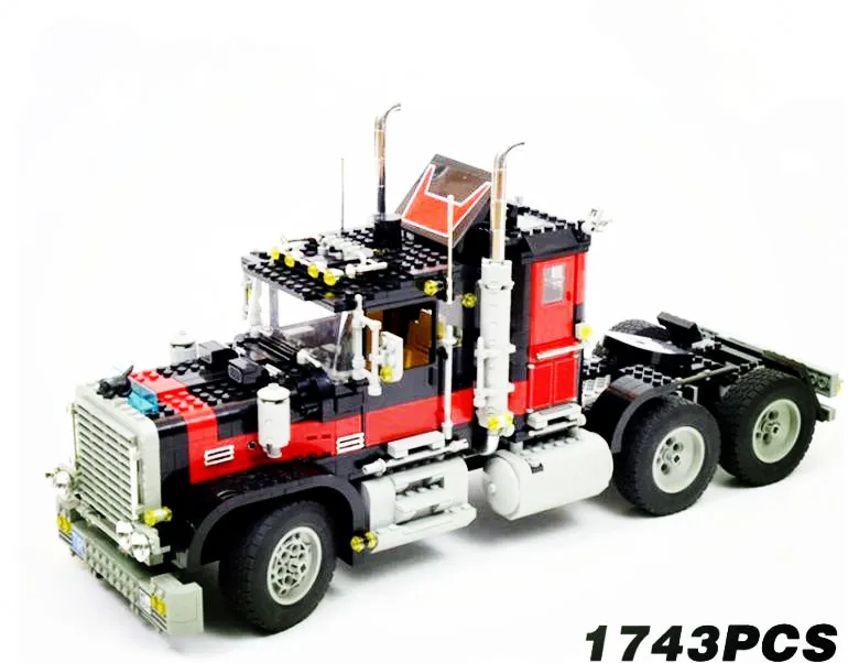 The American Classic Giant Truck Model Assembled Building Blocks Compatible With 5571 Technic