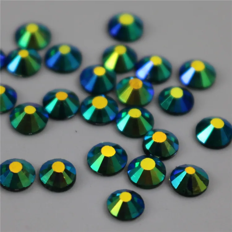 

EmeraldAB Non Hotfix Rhinestones SS6-SS30 Silver base Nail art Rhinestones Bulk Packing Wholesale