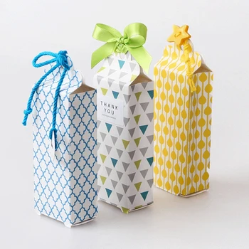 

Party favor boxes with Ribbon, food candy paper box,chocolate box,cookie box with tag & Ribbon200pcs/lot