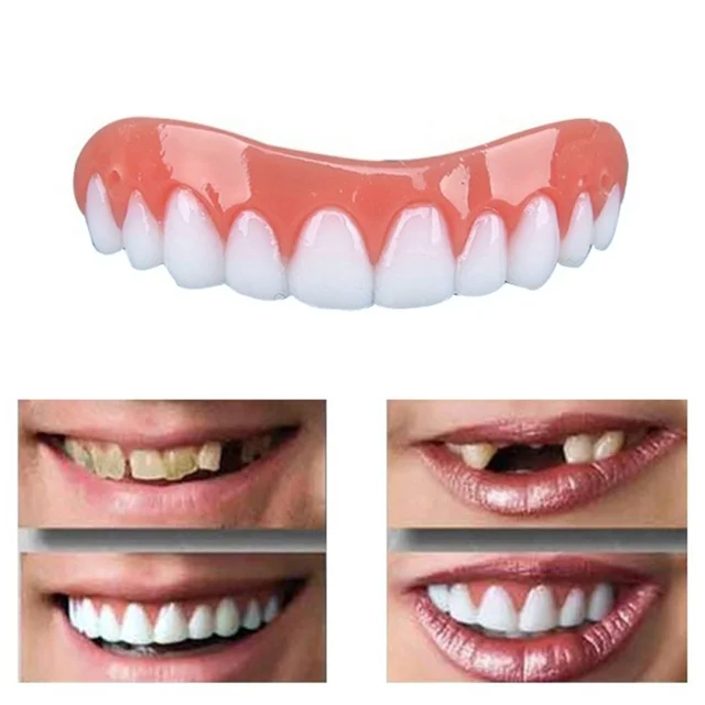 Teeth Whitening False Dental Tooth Prosthesis Perfect Smile Veneers