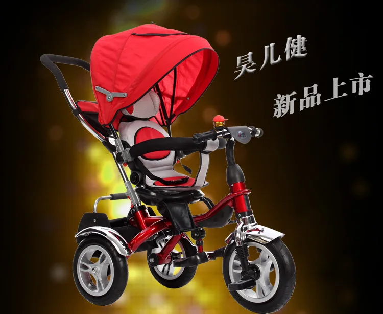 Детский трехколесный велосипед babyfond, многофункциональный велосипед для малышей, вращающийся велосипед для детей 1-5 лет