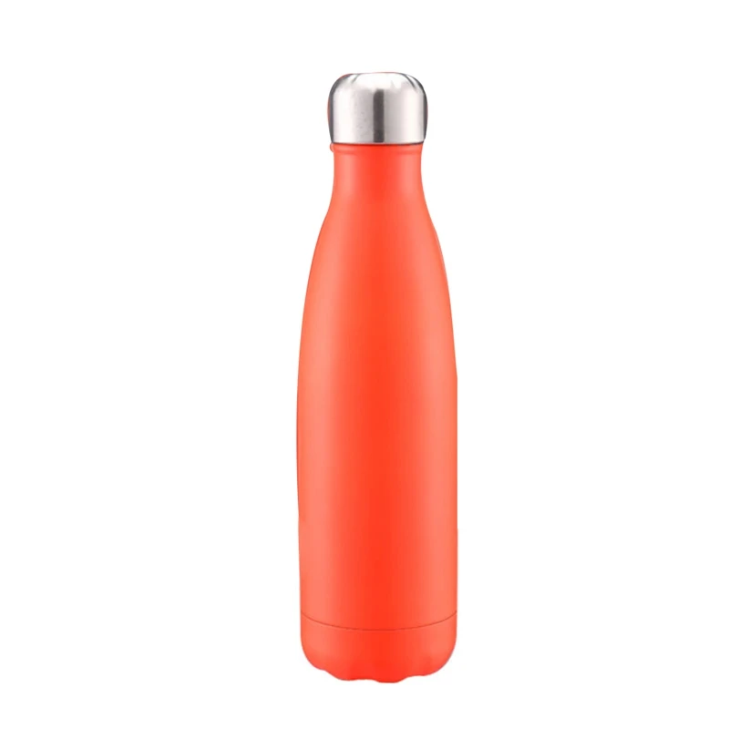 1 шт. 500 мл напиток бутылка для воды креативные двойные стенки из нержавеющей стали изолированные вакуумные бутылки - Цвет: OR