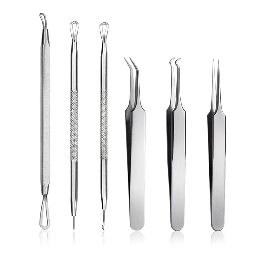 Tooltoo пор инструмент для очистки лица Extractor 6 шт. Acne удаление угрей прибор удаления