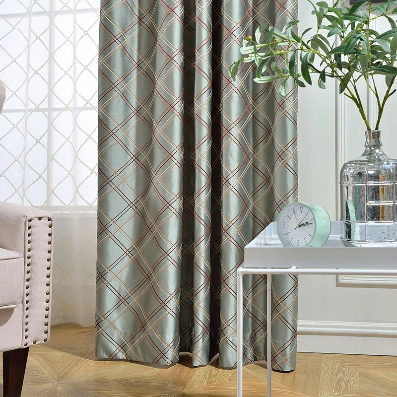 

Korean High Precision Jacquard Shade Curtains for Living Dining Room Bedroom.
