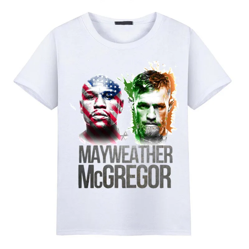 Aliexpress.com : Buy 2017 Floyd Mayweather vs Conor McGregor Printing T ...