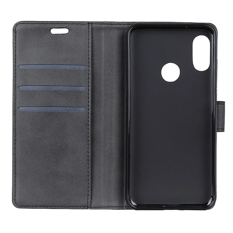 Plain Leather Case For Funda Huawei P Smart 2019 Case Leather Cover for Huawei Honor 10Lite Case Wallet Flip Stand Phone Cases (3)