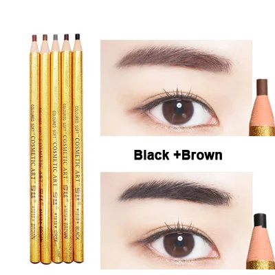 black + brown