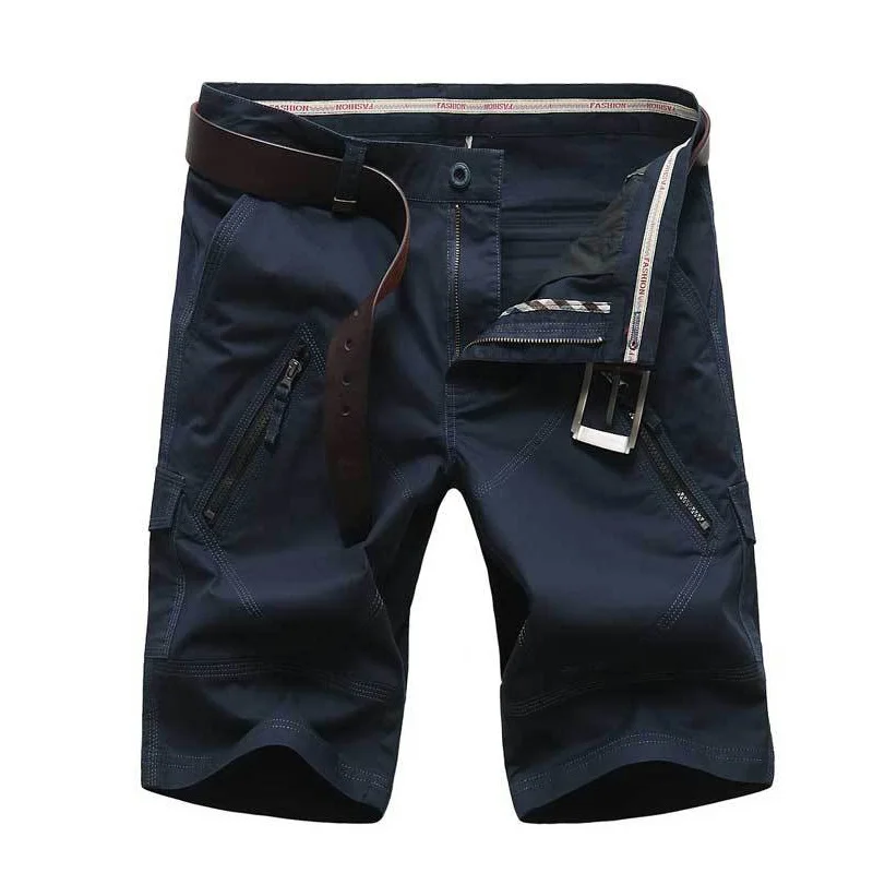 Летние Карго короткие мужские шорты-бермуды Masculina de Marca прямые карманы мужские бриджи шорты мужские плюс размер 30-50