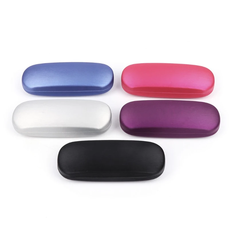 

Hot Vintage Glasses Box Faux Leather Hard Glasses Case Protection Waterproof Eyewear Accessories Random delivery