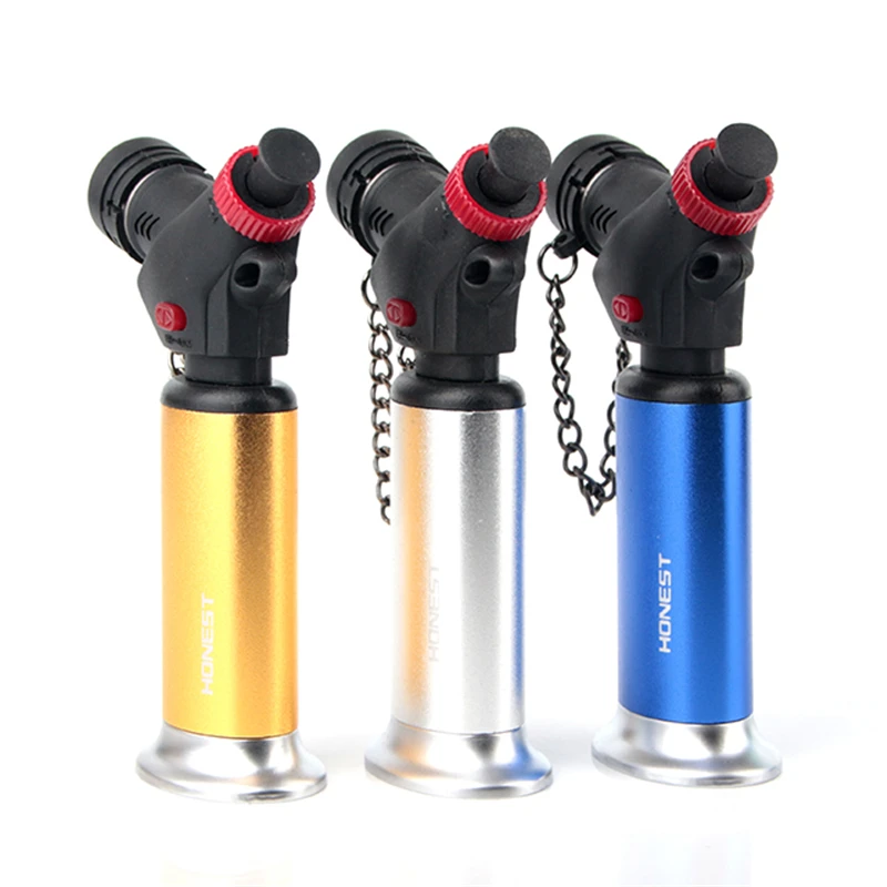 Buy Free shipping Torch lighters wholesale Safe cover continuous lock cigar