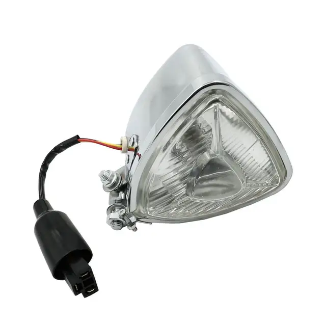 Buy Motorcycle Retro Triangle Light Hi/Low Beam