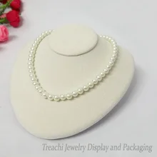 3 шт./лот ювелирные изделия Дисплей деревянный манекен Бежевые Замшевые стойка-витрина для ожерелий эллиптическая подвеска горизонтальная реквизит