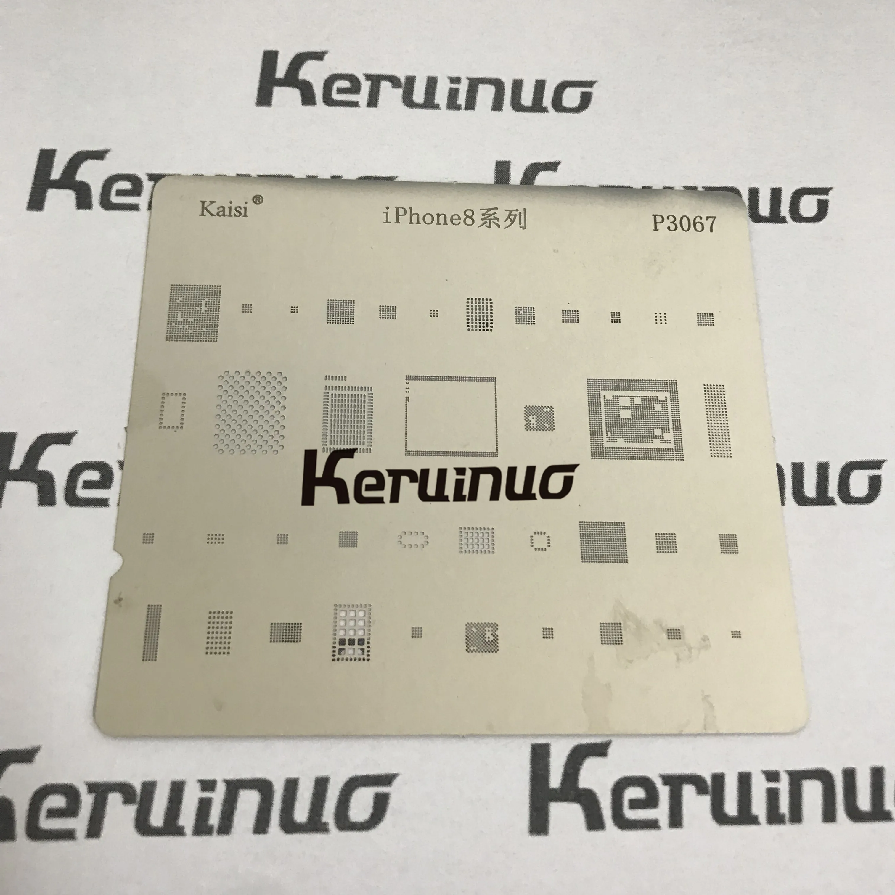 MDM9645 BGA трафарет для iPhone 7 7 P 7 plus BB_RF мощность основной полосы ИС реболлинг вывод интегральной схемы паяльная станция прямого нагрева шаблон P3067