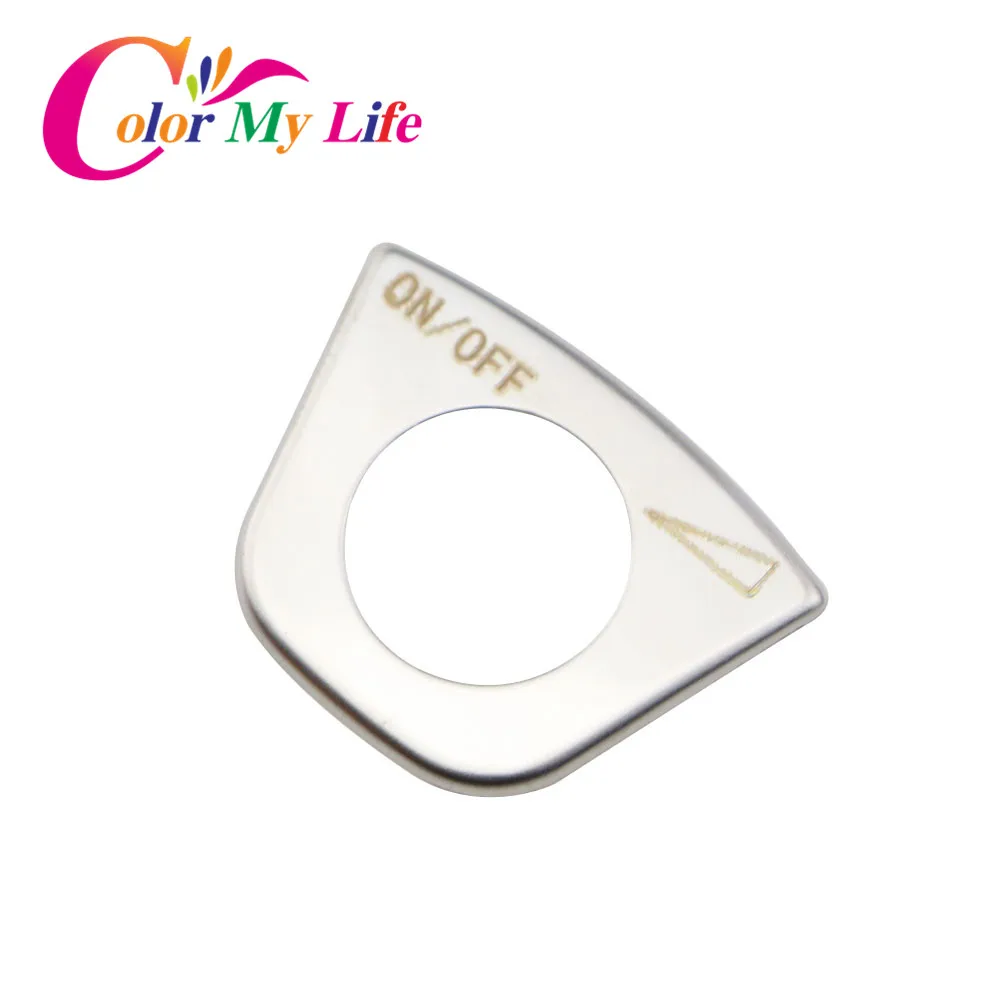 

Color My Life Stainless Steel Sound Adjustment Button Panel Cover Trim Stickers for Ford New Fiesta MK7 Ecosport 2009 - 2017