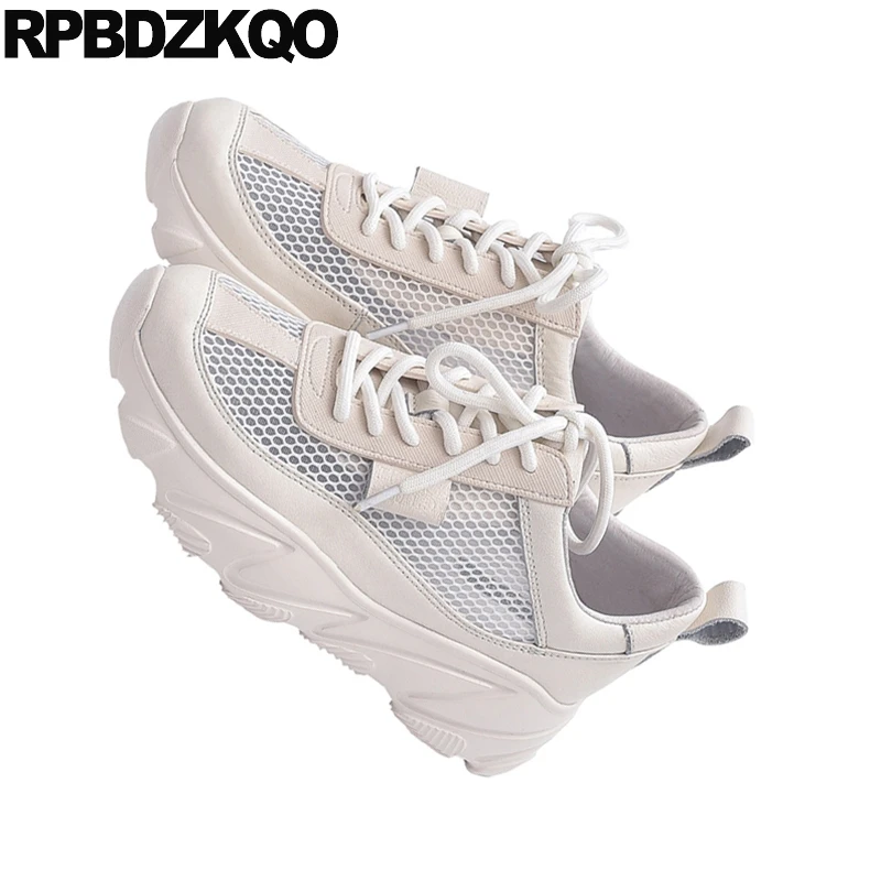 ladies wide fit white leather trainers