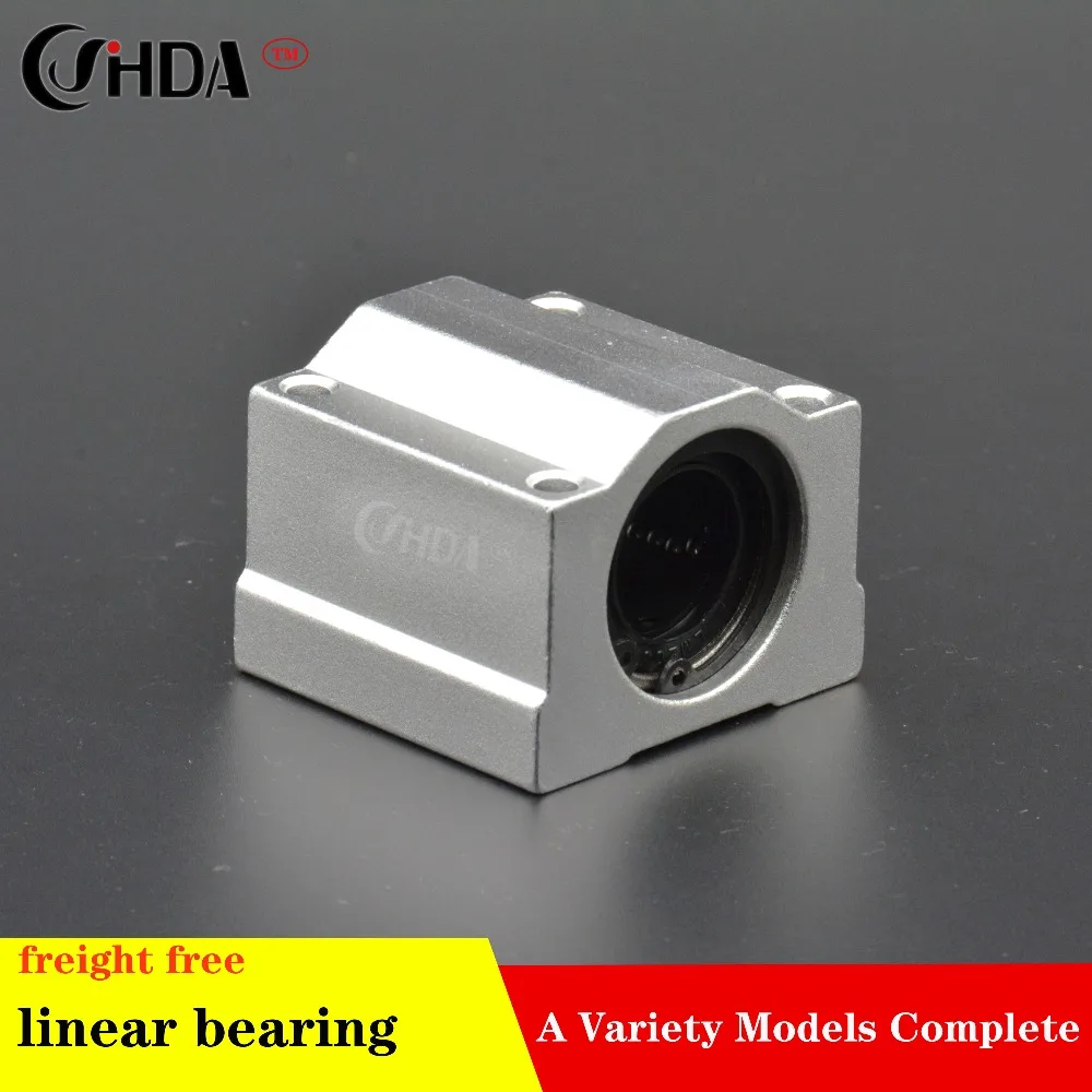 

freight free 1Pcs Aluminum slider linear bearing SCS6 SCS8 SCS10 SCS12 SCS13 SCS16 SCS20 SCS25 SCS30 SCS35 SCS40 SCS50 SCS60 CNC