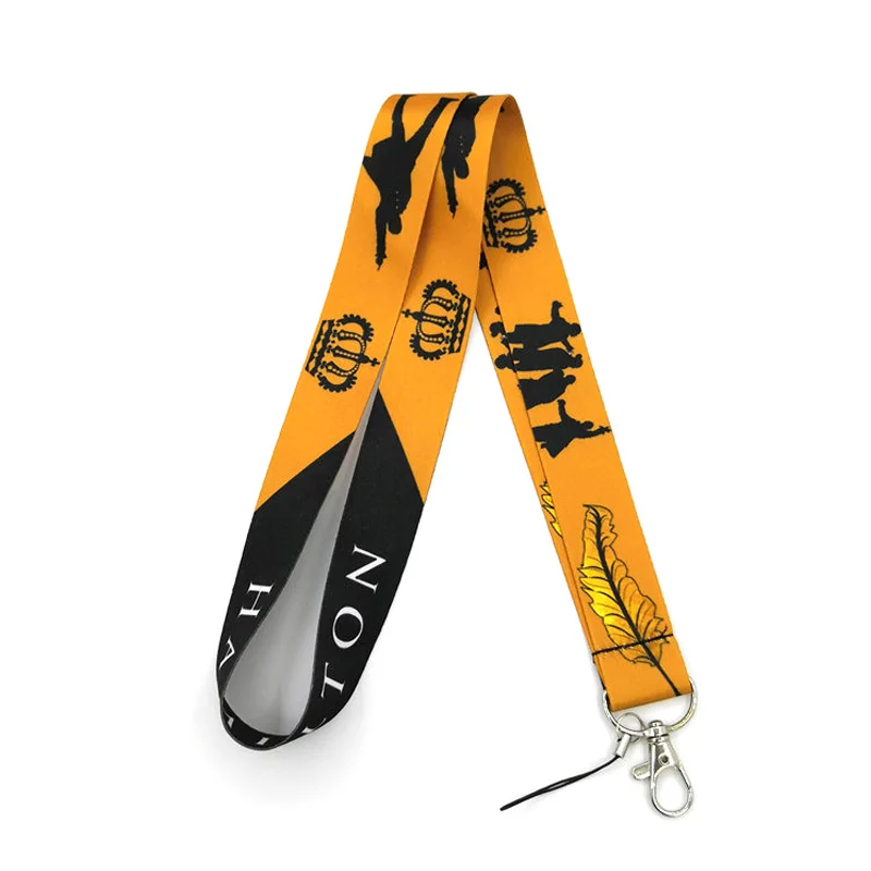 

Broadway musical Hamilton kids Neck Lanyard keychain Mobile Phone Strap ID Badge Holder Rope Key Chain Keyrings cosplay