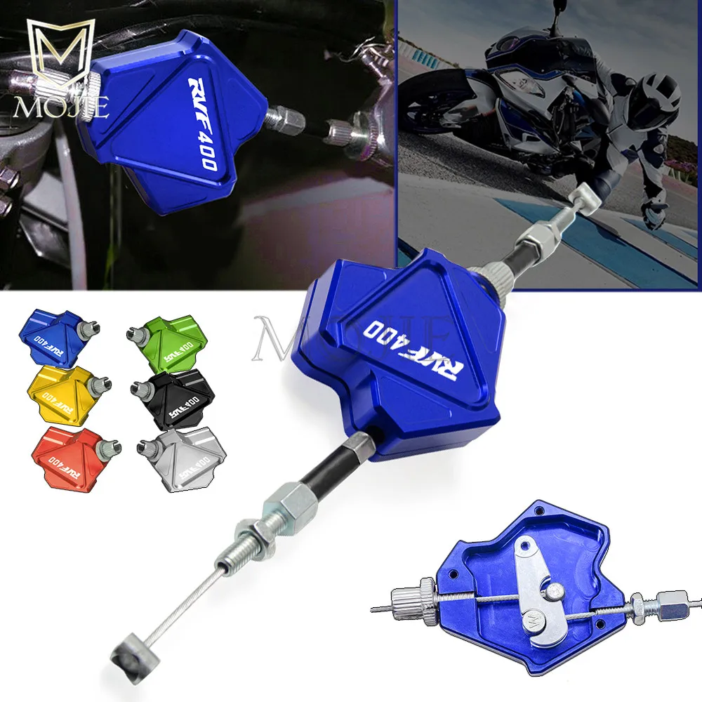 Motorcycle Accessories CNC RVF400 Stunt Clutch Lever Easy Pull Cable System For Honda NC35 RVF 400 NC 35 1994-1996 1995 | Автомобили и