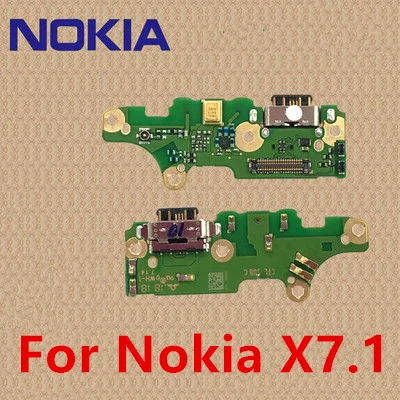 100% оригинал для Nokia X6 черная плата OEM порт зарядки печатной платы USB зарядная док