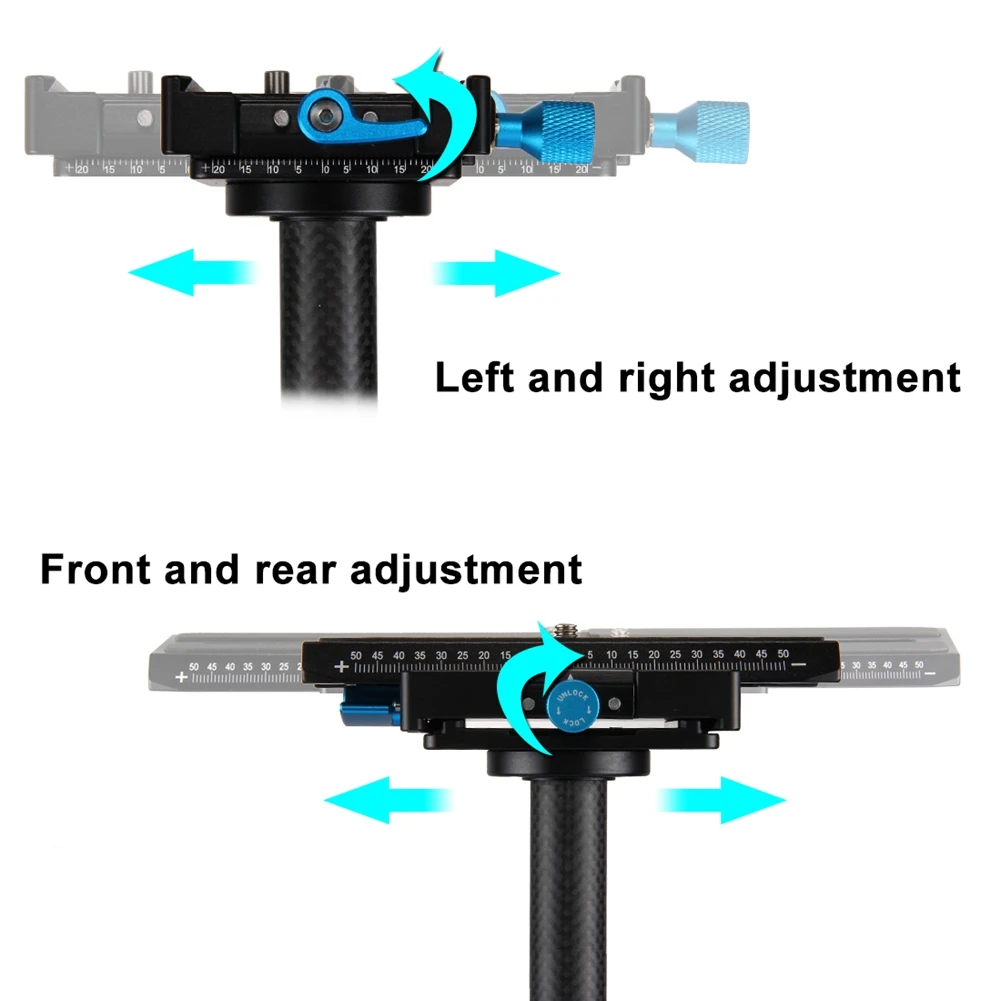 Подставка из углеродного волокна 2" Ручной Стабилизатор Steadicam Steadycam для Canon Nikon DV DSLR камера экшн видеокамера аксессуары