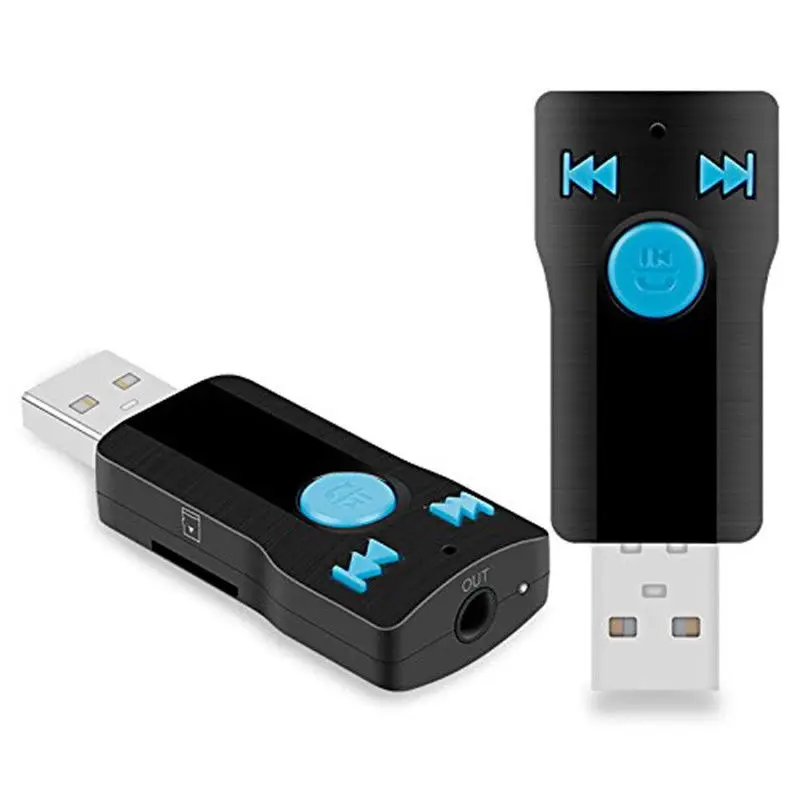 USB Bluetooth Aux гарнитура громкой связи 3,5 мм разъем Bluetooth автомобильный аудио-приемник адаптер MP3 плеер для автомобиля Aux A2DP для домашний динамик