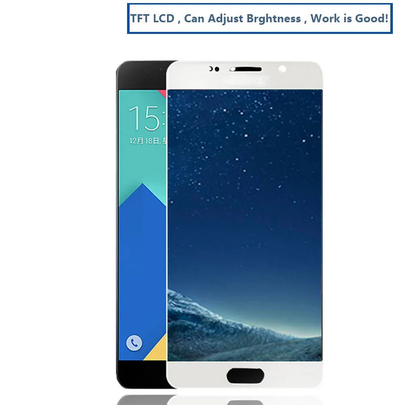 

Can Adjust Brightness LCD For Samsung Galaxy A5 2016 A510 A510F A510M LCD Display Touch Screen Digitizer Assembly