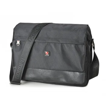 

Brand designer Men Handbags Cool Travel Briefcase shoulder bags male crossbody Messenger Bag Black big Bag Mochila sacoche homme