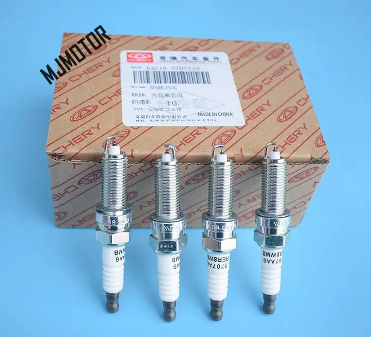 (4pcs/kit) spark plugs set for Chinese CHERY A1 A3 A5 TIGGO ARRIZO 1.6L SQRE4G16 engine Auto car motor parts E4G16-3707110 (4pcs/kit) spark plugs set for Chinese CHERY A1 A3 A5 TIGGO ARRIZO 1.6L SQRE4G16 engine Auto car motor parts E4G16-3707110