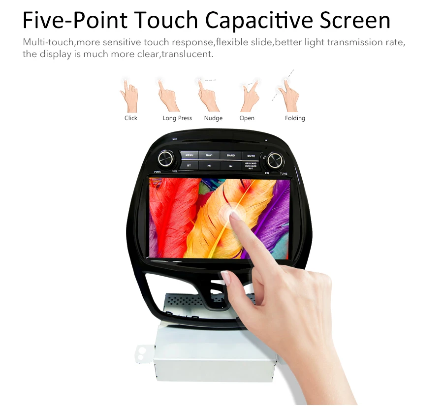 Sale 9"Android8.1 Car Radio GPS Navigation Multimedia Stereo Headunit For Chevrolet New Spark 2015 2016 Auto Video Audio Player 2GRAM 4