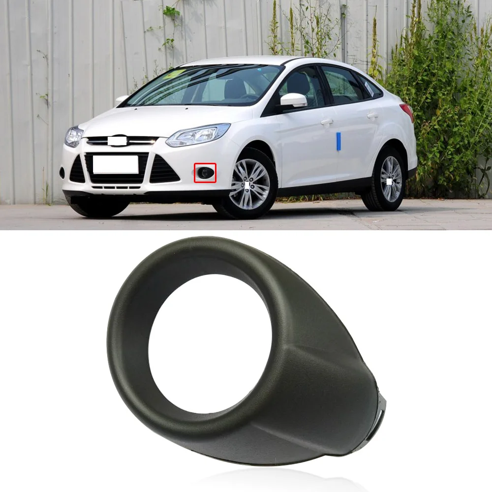 

CAPQX For Ford Focus 2012 2013 2014 Front bumper Fog Lamp garnish cover Fog light trim shell