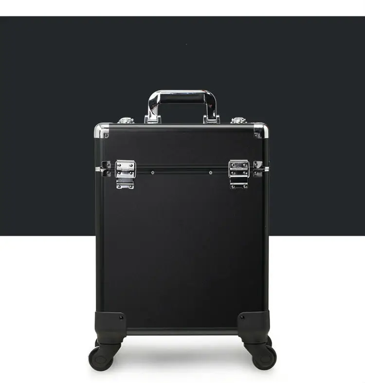 Новое поступление модный профессиональный чемодан на колесах Многофункциональный чемодан на колесиках для косметики с 360 фризер для жареного мороженого