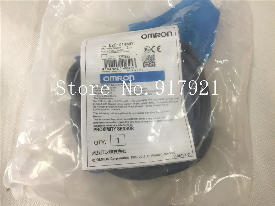 

[ZOB] 100% new original OMRON Omron proximity switch E2E-X14MD1 2M --2PCS/LOT