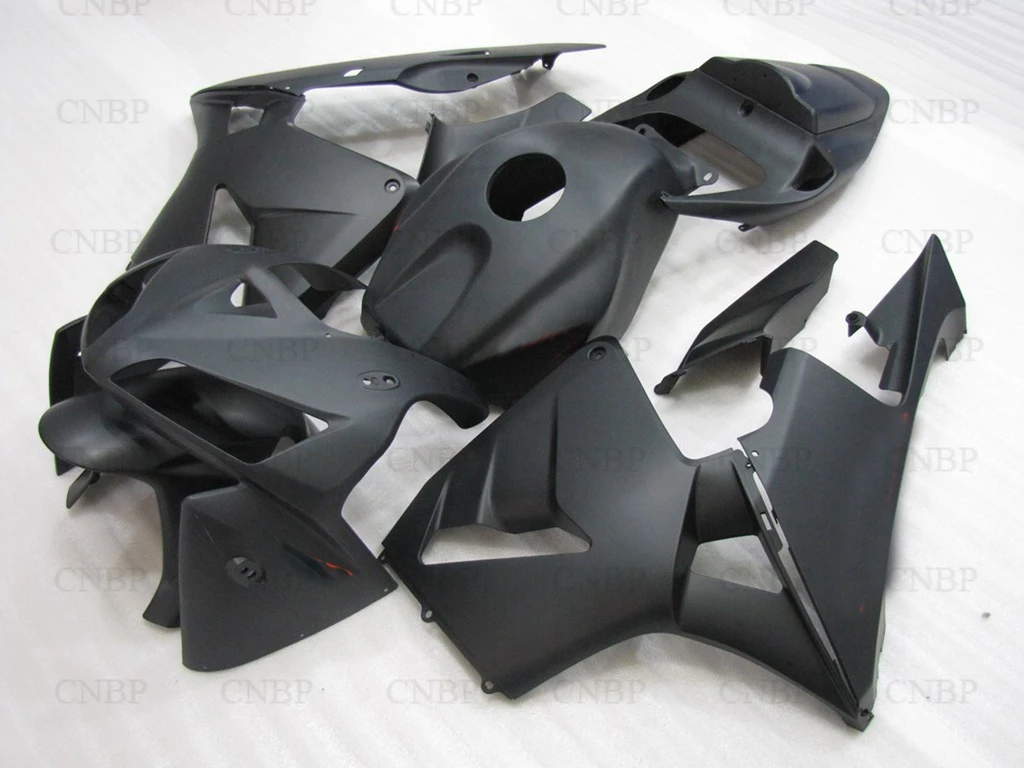 Обтекатели CBR 600 RR 06 Пластиковые обтекатели для Honda 600RR 2005 2006 черные CBR600RR 05|fairings for